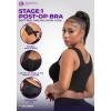 imageSnatched Body DC02L4 Mastectomy Posture Corrector Front Closure Breast Augmentation Post Surgery Bras for Women Black LDc02l4 Black
