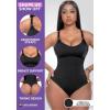 imageSnatched Body DQ01L4 Shapewear Thong Tummy Control Bodysuits for WomenDq01l4 Black