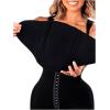 imageSnatched Body Mini Ab Board Post Surgery Liposuction Tummy Tuck Compression Garment for Women BlackBlack