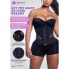 imageSnatched Body Waist Cincher Shapewear for Women Tummy Control Fajas Colombianas Reductoras  Cincher Trimmer Shaper002414 Black