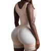 imageSnatched Body Tummy Control Shapewear Bodysuit  Stage 2 Faja Short Leg  Fajas Colombianas for PostOp BBLBeige