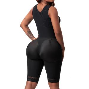 imageSnatched Body  Womens Stage 1 Faja Colombianas with Bra Shapewear BBL Post Surgery Compression Garment Butt LiftingBlack