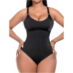 imageSnatched Body DQ01L4 Shapewear Thong Tummy Control Bodysuits for WomenDq01l4 Black