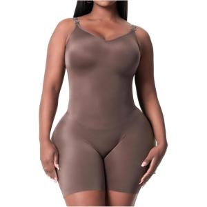 imageSnatched Body Faja Shapewear Tummy Control  Bodysuits for Women Seamless Faja Body ShaperDq01l3 Caramel