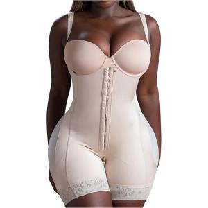 imageSnatched Body Stage 2 Faja with Bra  Best Body Faja PostOp ampamp Everyday Shapewear  Fajas Colombianas MoldeadorasBeige  Without Bra