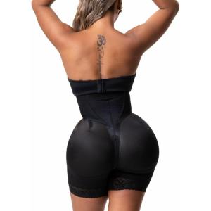 imageSnatched Body Stage 3 Strapless Faja High Compression  Shapewear Bodysuits for Women  Fajas Colombianas Moldeadoras002412 Black