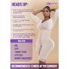 imageSnatched Body Fajas Colombianas  Faja Shapewear for Women with Sleeves  Stage 1 Faja Post Surgery BBL amp Lipo 360Dc04l1 Beige