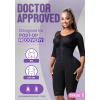imageSnatched Body Fajas Colombianas  Faja Shapewear for Women with Sleeves  Stage 1 Faja Post Surgery BBL amp Lipo 360Dc04l1 Black