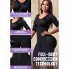 imageSnatched Body Fajas Colombianas  Faja Shapewear for Women with Sleeves  Stage 1 Faja Post Surgery BBL amp Lipo 360Dc04l1 Black
