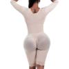 imageSnatched Body Fajas Colombianas  Faja Shapewear for Women with Sleeves  Stage 1 Faja Post Surgery BBL amp Lipo 360Dc04l1 Beige