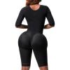 imageSnatched Body Fajas Colombianas  Faja Shapewear for Women with Sleeves  Stage 1 Faja Post Surgery BBL amp Lipo 360Dc04l1 Black