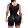 imageSnatched Body Post Surgery Tummy Control Shapewear Bodysuit  Stage 2 Faja Short Leg  Fajas Colombianas for PostOp BBLBlack